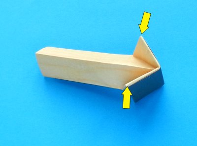 een hakbijl van papier knutselen een hakbijl van papier knutselen