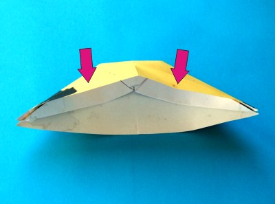 diagrams for folding an origami banana