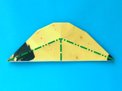 diagrams for folding an origami banana