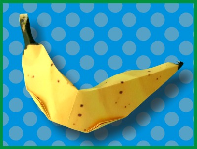 origami banaan