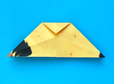 diagrams for folding an origami banana