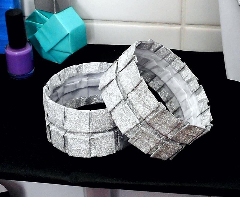 Origami armbanden