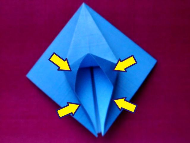 Origami Batman maken Origami Batman maken