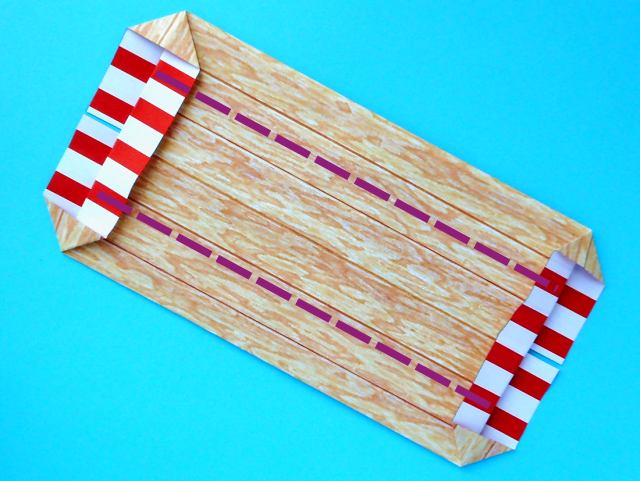 Origami strandstoel maken Origami strandstoel maken