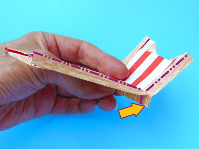 Origami strandstoel maken Origami strandstoel maken