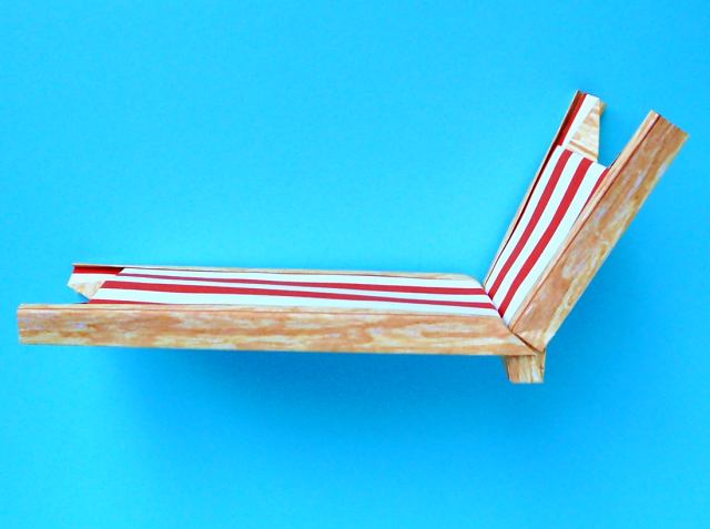 Make an Origami beach chair