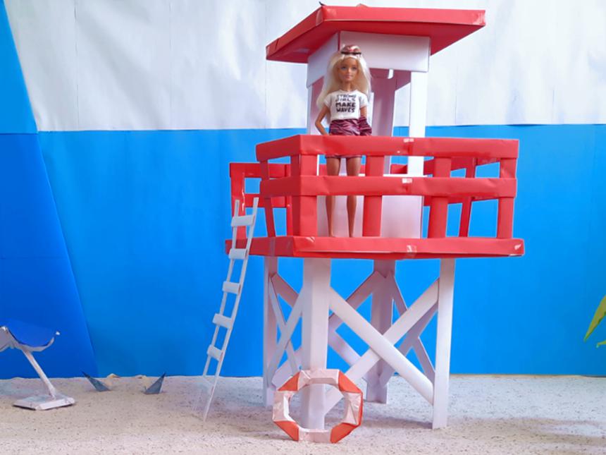 Miniatuur Strandwacht Toren