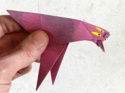 Origami Beast folding instructions