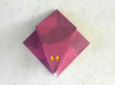 Origami Beast folding instructions