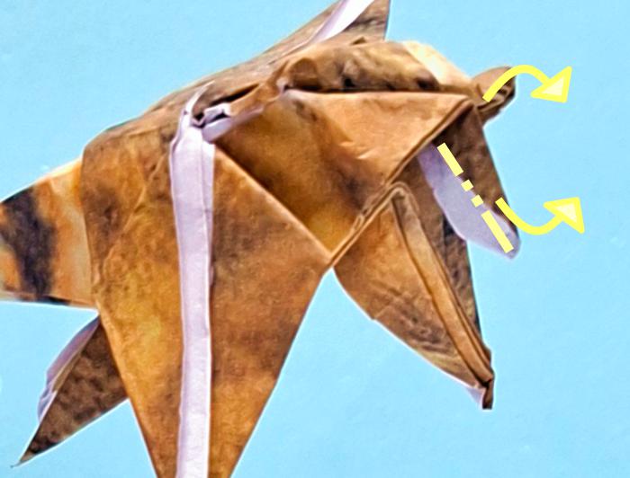 Origami Bij vouwen