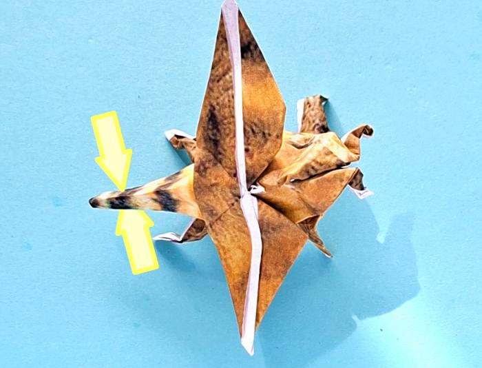 Origami Bij vouwen