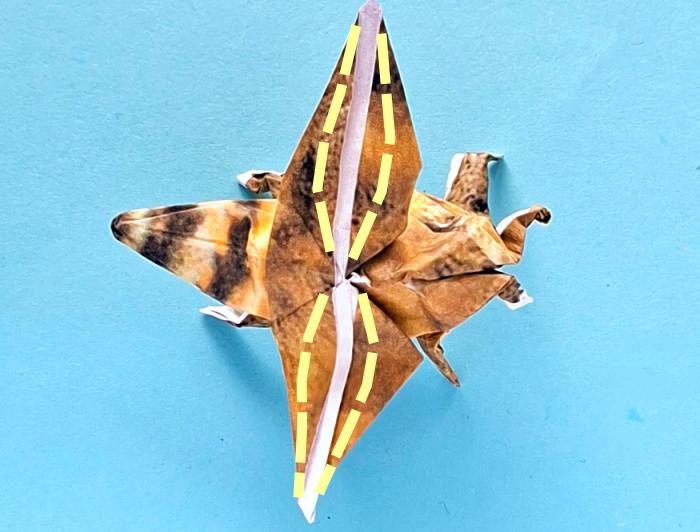 Origami Bij vouwen