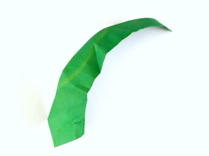 Origami leaf