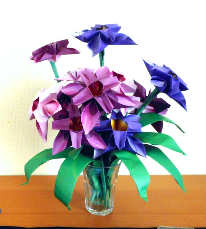 Origami Bellflowers Origami Bellflowers
