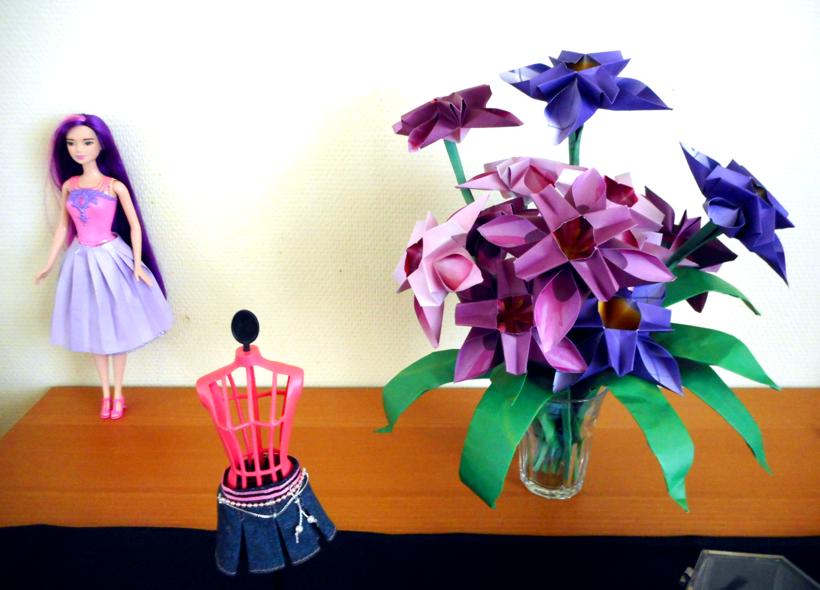 Origami Bellflowers Origami Bellflowers