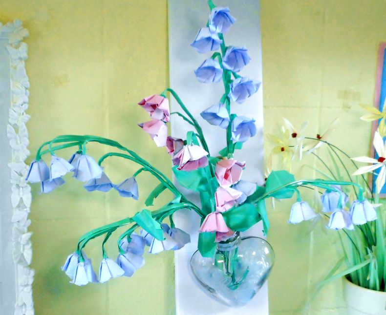 Origami Bell Shaped Flowers