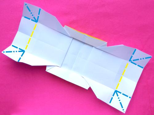 Make a paper Origami birdhouse