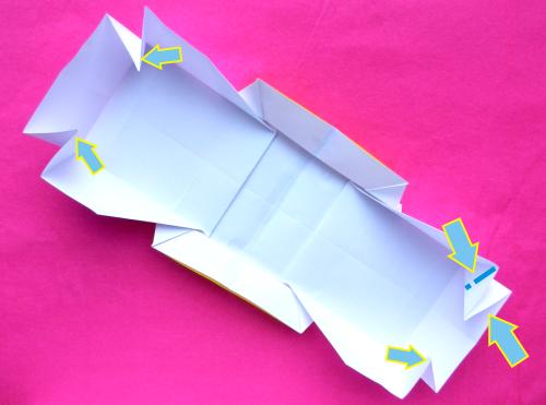 Make a paper Origami birdhouse