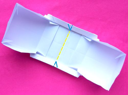 Make a paper Origami birdhouse