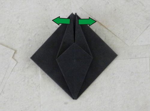 origami black cat folding diagrams