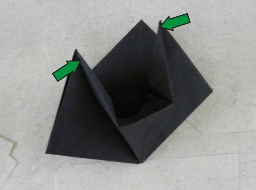 origami black cat folding diagrams