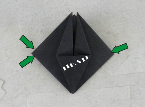 origami black cat folding diagrams