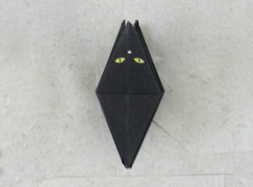 origami black cat folding diagrams