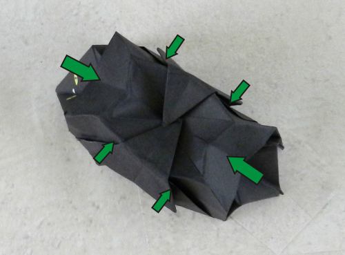 origami black cat folding diagrams