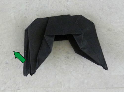 origami black cat folding diagrams