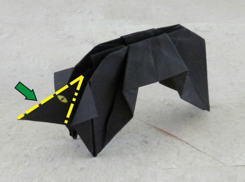 origami black cat folding diagrams