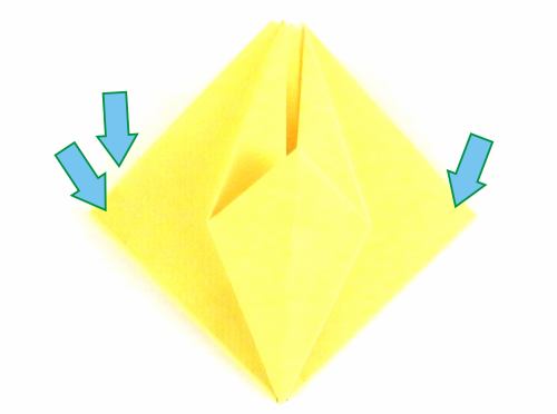 Fold paper Origami Black Eyed Susan flowers Fold paper Origami Black Eyed Susan flowers
