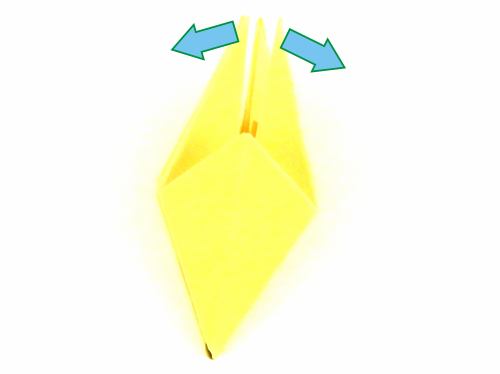 Fold paper Origami Black Eyed Susan flowers Fold paper Origami Black Eyed Susan flowers