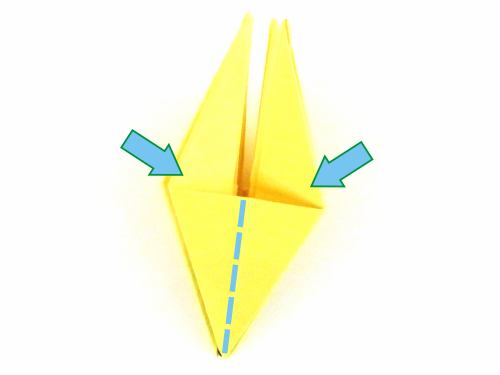 Fold paper Origami Black Eyed Susan flowers Fold paper Origami Black Eyed Susan flowers