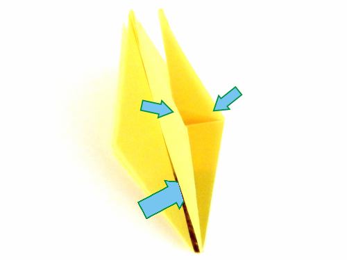 Fold paper Origami Black Eyed Susan flowers Fold paper Origami Black Eyed Susan flowers