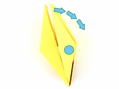 Fold paper Origami Black Eyed Susan flowers Fold paper Origami Black Eyed Susan flowers