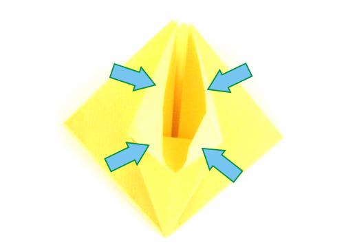 Fold paper Origami Black Eyed Susan flowers Fold paper Origami Black Eyed Susan flowers