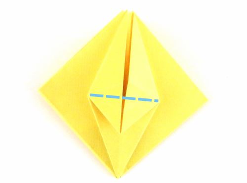 Fold paper Origami Black Eyed Susan flowers Fold paper Origami Black Eyed Susan flowers