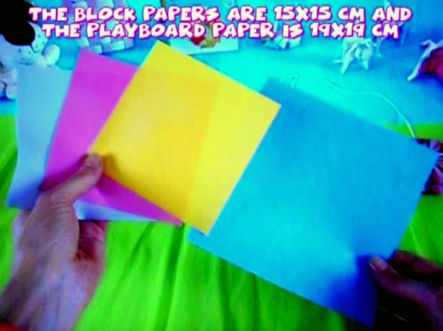 Make an Origami block puzzle