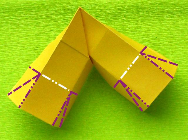 Make an Origami block puzzle