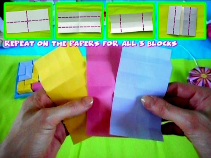 Make an Origami block puzzle