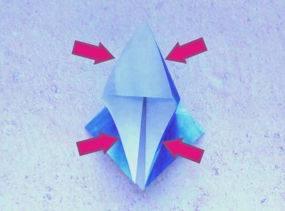 Make Origami Blue Bell Flowers