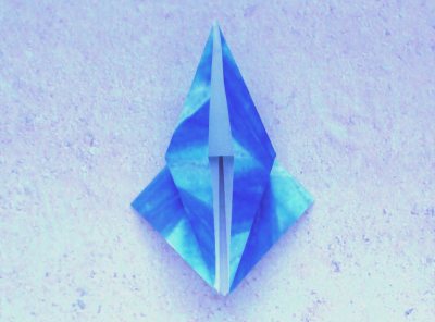 Make Origami Blue Bell Flowers