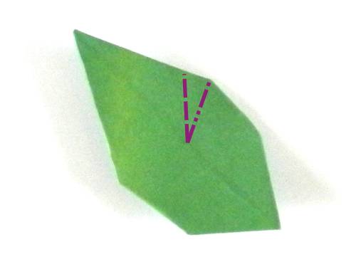 Folding an Origami Blueberry plant Folding an Origami Blueberry plant