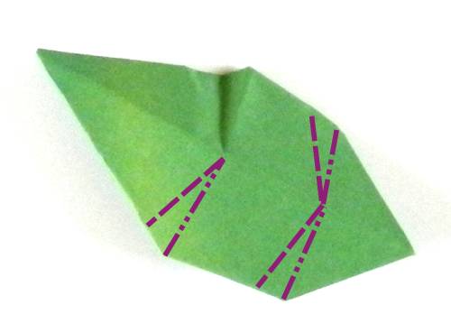 Folding an Origami Blueberry plant