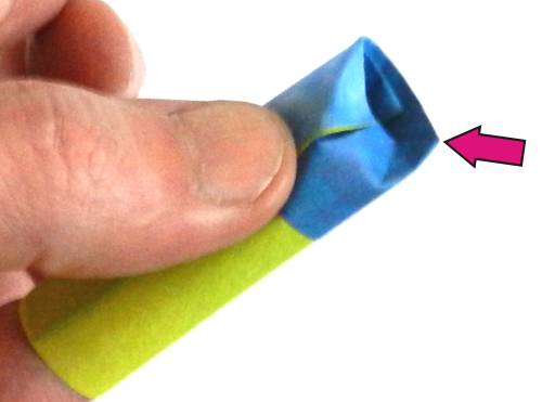 Folding an Origami Blueberry plant Folding an Origami Blueberry plant