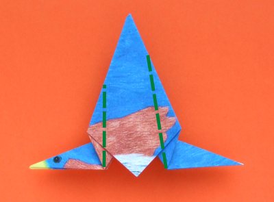 Origami Vogel vouwen Origami Vogel vouwen