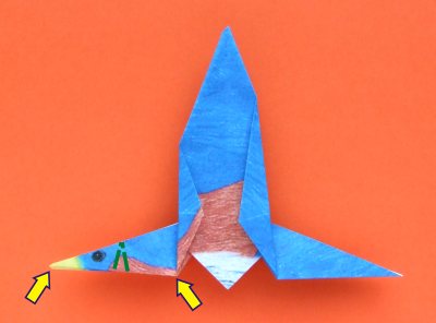 Fold an Origami Bird in Flight