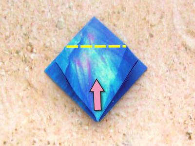 Fold an Origami pointy flower Fold an Origami pointy flower