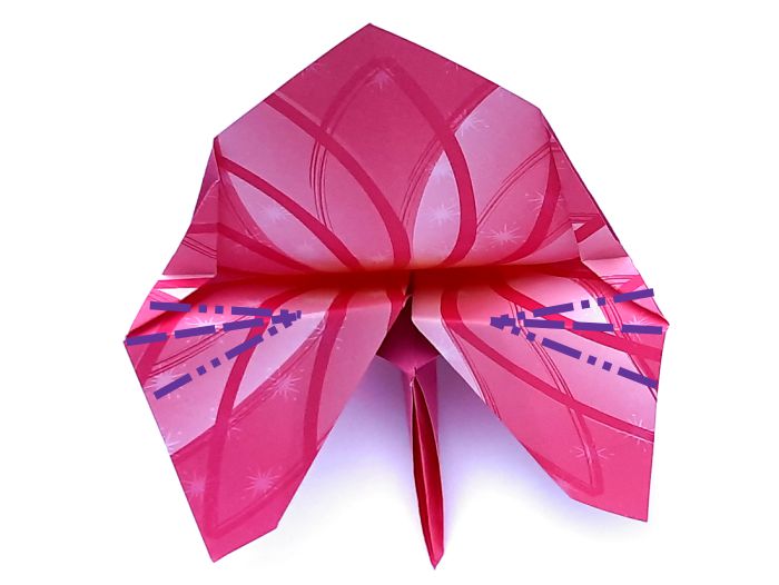 Fold Origami Blushing Hearts