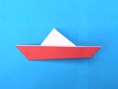 an origami boat